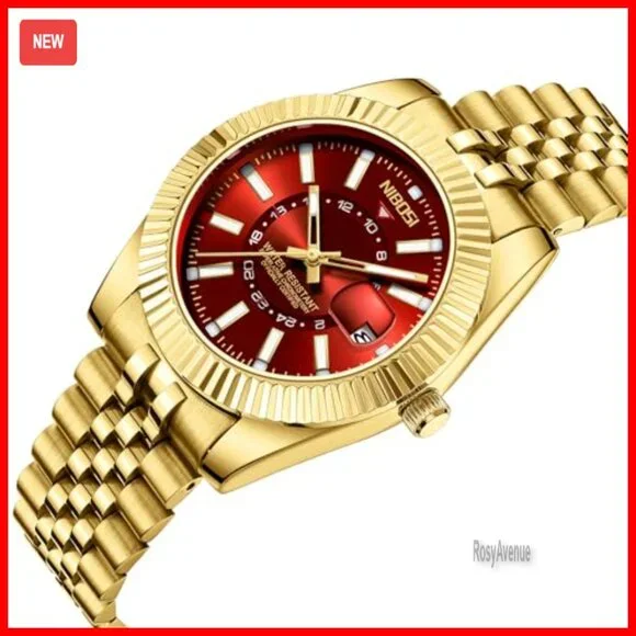 Stainless Steel Dress Watch with Date, Water Resistant, Japanese Quartz Movement - Picture 2 of 7